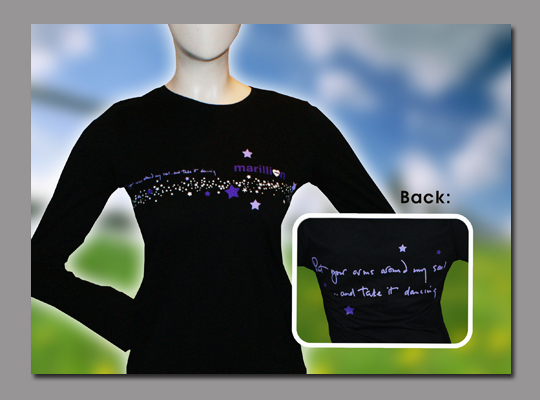 DANCING LYRIC T-SHIRT (LARGE)
